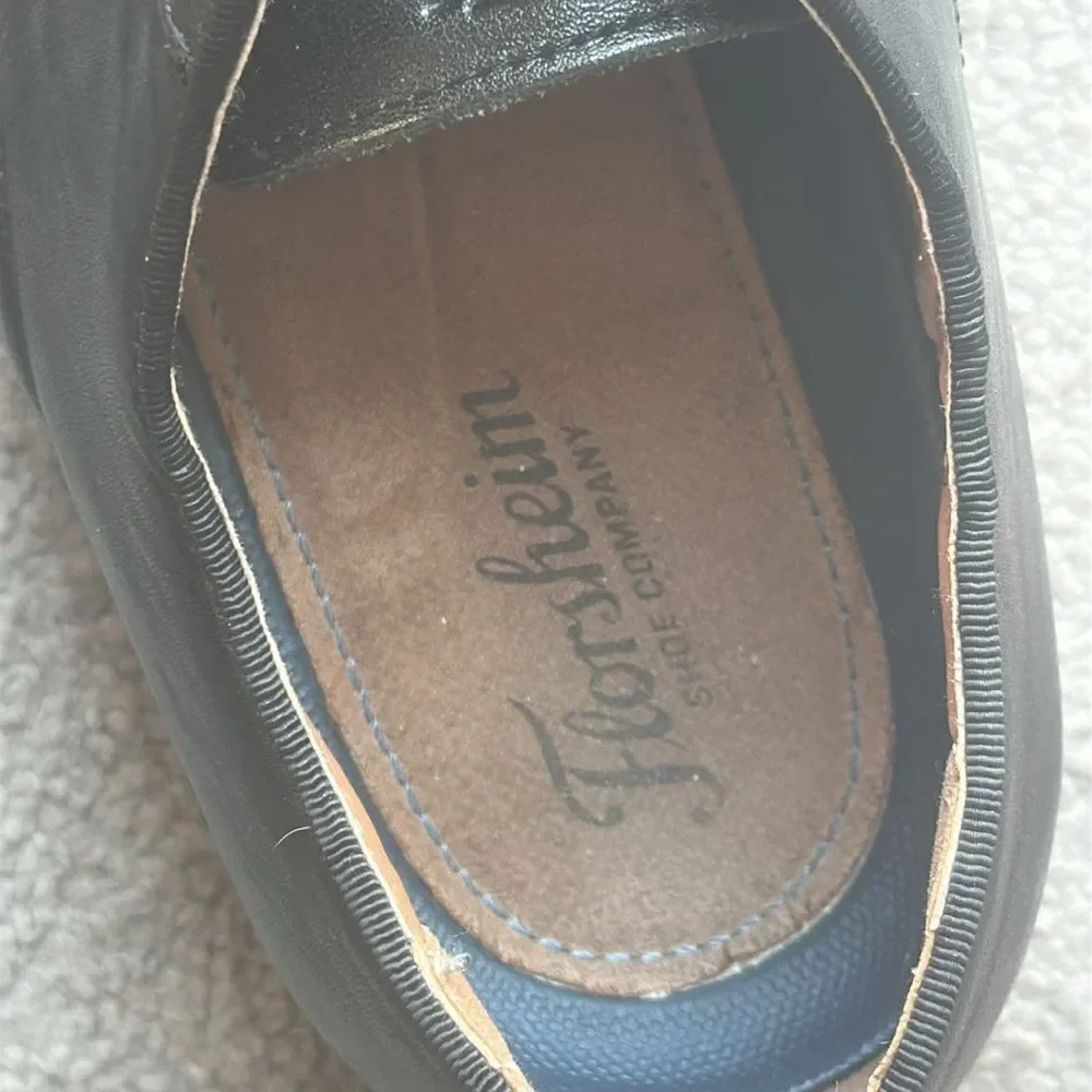 Men's Floresheim Francisco Cap-Toe Oxfords Black Leather Dress Shoes